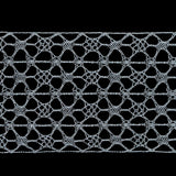 Silver European Metallic Trim - 3"