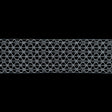 Silver European Metallic Trim - 3"