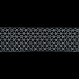 Silver European Metallic Trim - 3"