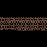 Copper European Metallic Trim - 3"