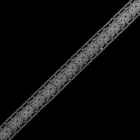 Silver European Metallic Trim - 1.125"