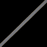 Gray and Beige European Crochet Trim - 0.5"