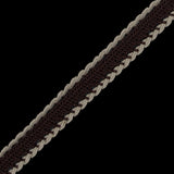 Brown and Beige European Crochet Trim - 0.5"
