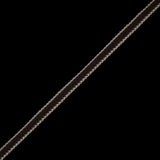 Brown and Beige European Crochet Trim - 0.5"