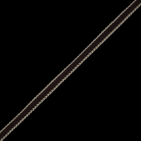 Brown and Beige European Crochet Trim - 0.5"