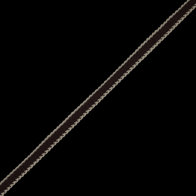 Brown and Beige European Crochet Trim - 0.5"