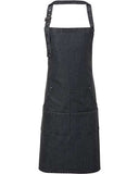 Jeans Stitch Denim Bib Apron