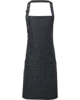 Jeans Stitch Denim Bib Apron