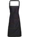Jeans Stitch Denim Bib Apron