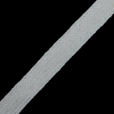 Off-White European Braided Trim - 0.75"