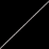 Brown and White Two-Tone Braided Trim - 0.25"