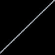Navy and White Two-Tone Braided Trim - 0.25"