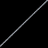 Navy and White Two-Tone Braided Trim - 0.25"
