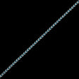 Teal and White Two-Tone Braided Trim - 0.25"