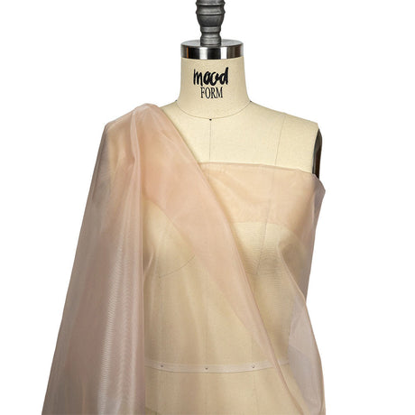 Stiff Polyester Organdy - Warm Pink - Rhiannon Collection