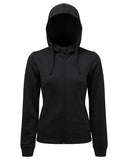 TriDri Women's Spun Dyed Full-Zip Hooded Sweatshirt