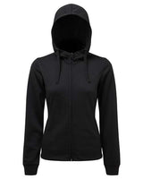 TriDri Women's Spun Dyed Full-Zip Hooded Sweatshirt