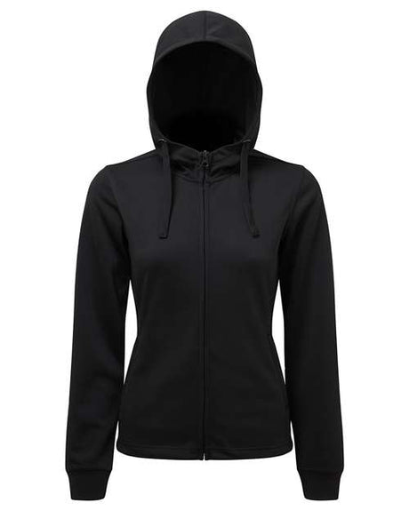 TriDri Women's Spun Dyed Full-Zip Hooded Sweatshirt