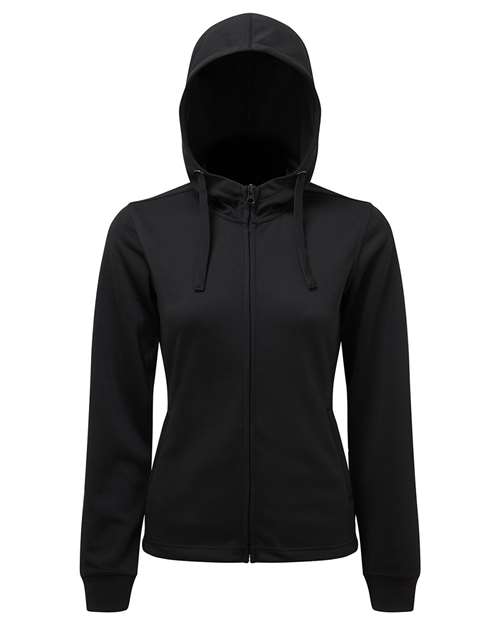 TriDri Women's Spun Dyed Full-Zip Hooded Sweatshirt