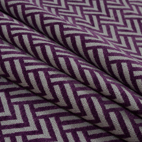 Royal Purple Chevron Upholstery Chenille