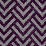 Royal Purple Chevron Upholstery Chenille
