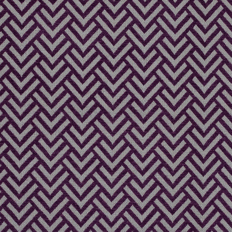 Royal Purple Chevron Upholstery Chenille