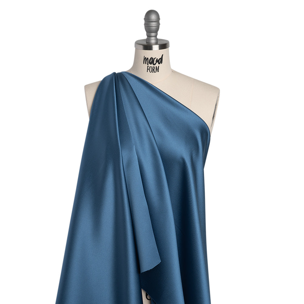 Polyester Satin - Sparta Blue - Reverie Collection