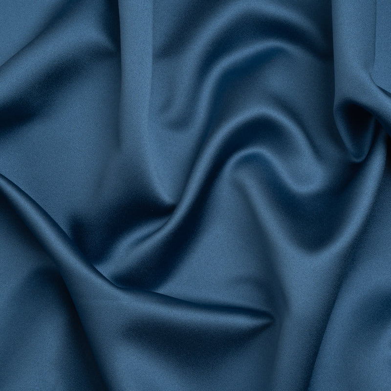 Polyester Satin - Sparta Blue - Reverie Collection