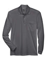 CORE365 Men's Pinnacle Performance Long Sleeve Piqué Polo with Pocket
