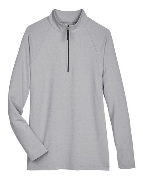 Women's CrownLux Performance Clubhouse Micro-Stripe Quarter-Zip Pullover