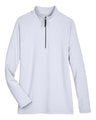Women's CrownLux Performance Clubhouse Micro-Stripe Quarter-Zip Pullover