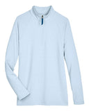 Women's CrownLux Performance Clubhouse Micro-Stripe Quarter-Zip Pullover
