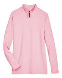 Women's CrownLux Performance Clubhouse Micro-Stripe Quarter-Zip Pullover
