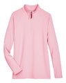 Women's CrownLux Performance Clubhouse Micro-Stripe Quarter-Zip Pullover