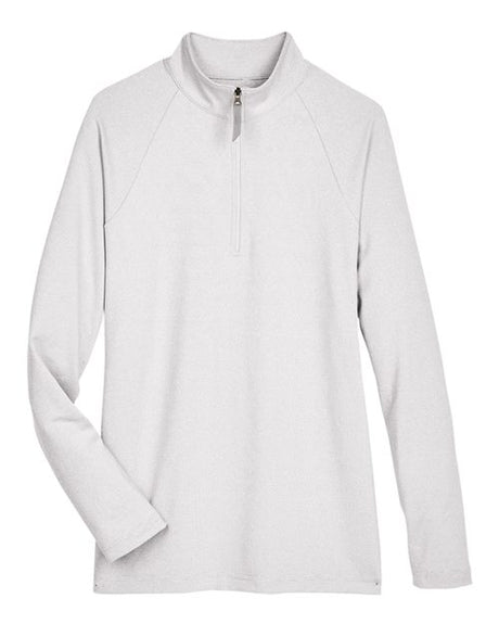 Women's CrownLux Performance Clubhouse Micro-Stripe Quarter-Zip Pullover