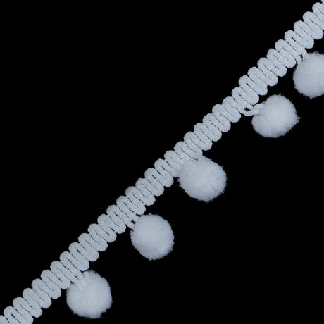 White Pom Pom Trim