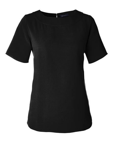 Devon & Jones Women's Perfect Fit Boat Neck Blouse