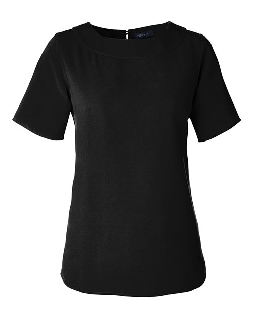 Devon & Jones Women's Perfect Fit Boat Neck Blouse
