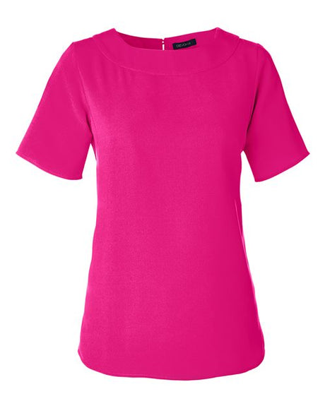 Devon & Jones Women's Perfect Fit Boat Neck Blouse