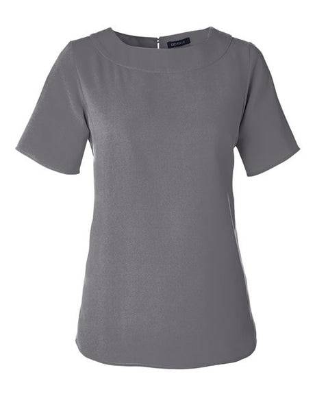 Devon & Jones Women's Perfect Fit Boat Neck Blouse