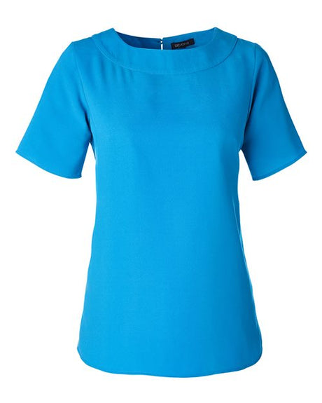 Devon & Jones Women's Perfect Fit Boat Neck Blouse