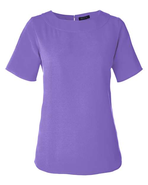 Devon & Jones Women's Perfect Fit Boat Neck Blouse