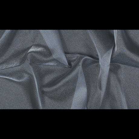 Sparkle Nylon Organza - Sterling