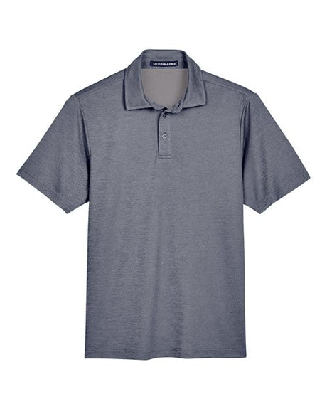 Devon & Jones Men's CrownLux Performance Address Mélange Polo