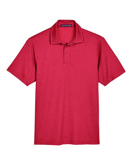 Devon & Jones Men's CrownLux Performance Address Mélange Polo