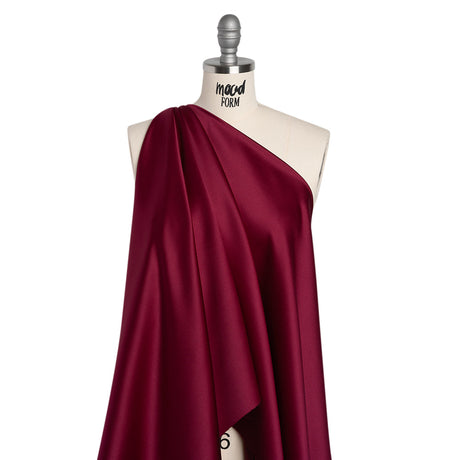 Polyester Satin - Ultra Burgundy - Reverie Collection
