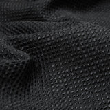 Marylin Metallic Black and Navy Diamond Quilted Brocade
