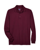 CORE365 Men's Pinnacle Performance Long Sleeve Piqué Polo