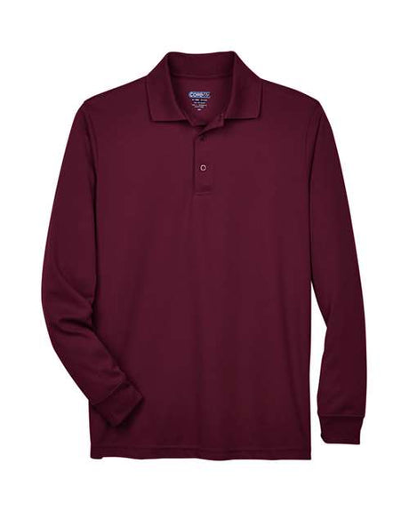 CORE365 Men's Pinnacle Performance Long Sleeve Piqué Polo