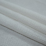 Marylin Metallic White Diamond Quilted Brocade